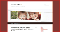 Desktop Screenshot of minunmaailmani.com